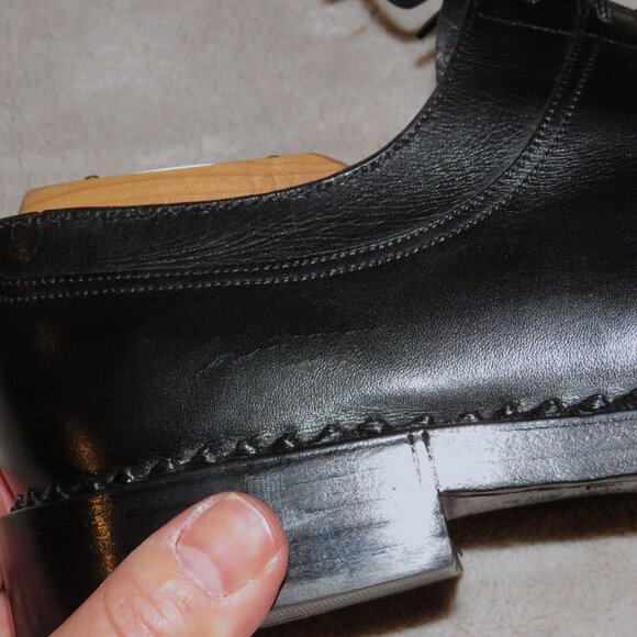 J.M. Weston 677 Hunt Black Calf Leather Derby US 9 D main image 14